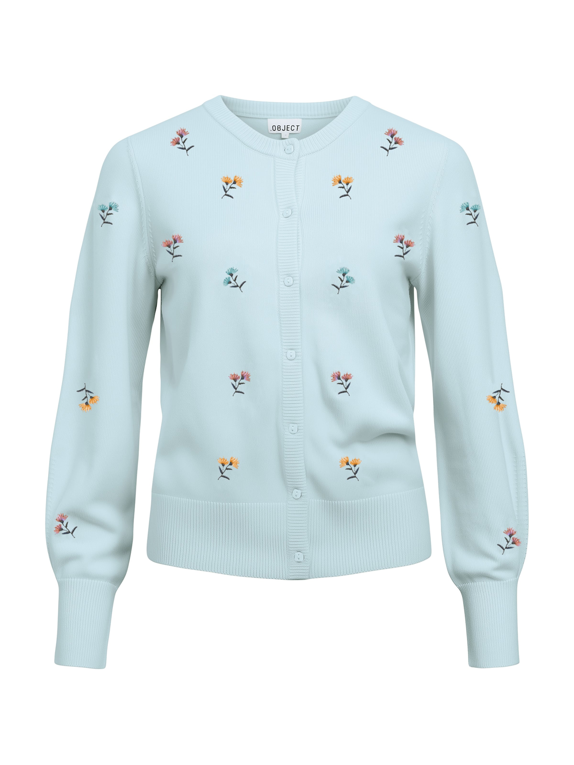 OBJECT Knit cardigan 'OBJEBBA' in Blue: front