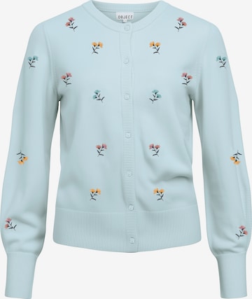 OBJECT Strickjacke 'OBJEBBA' in Blau: Vorderseite