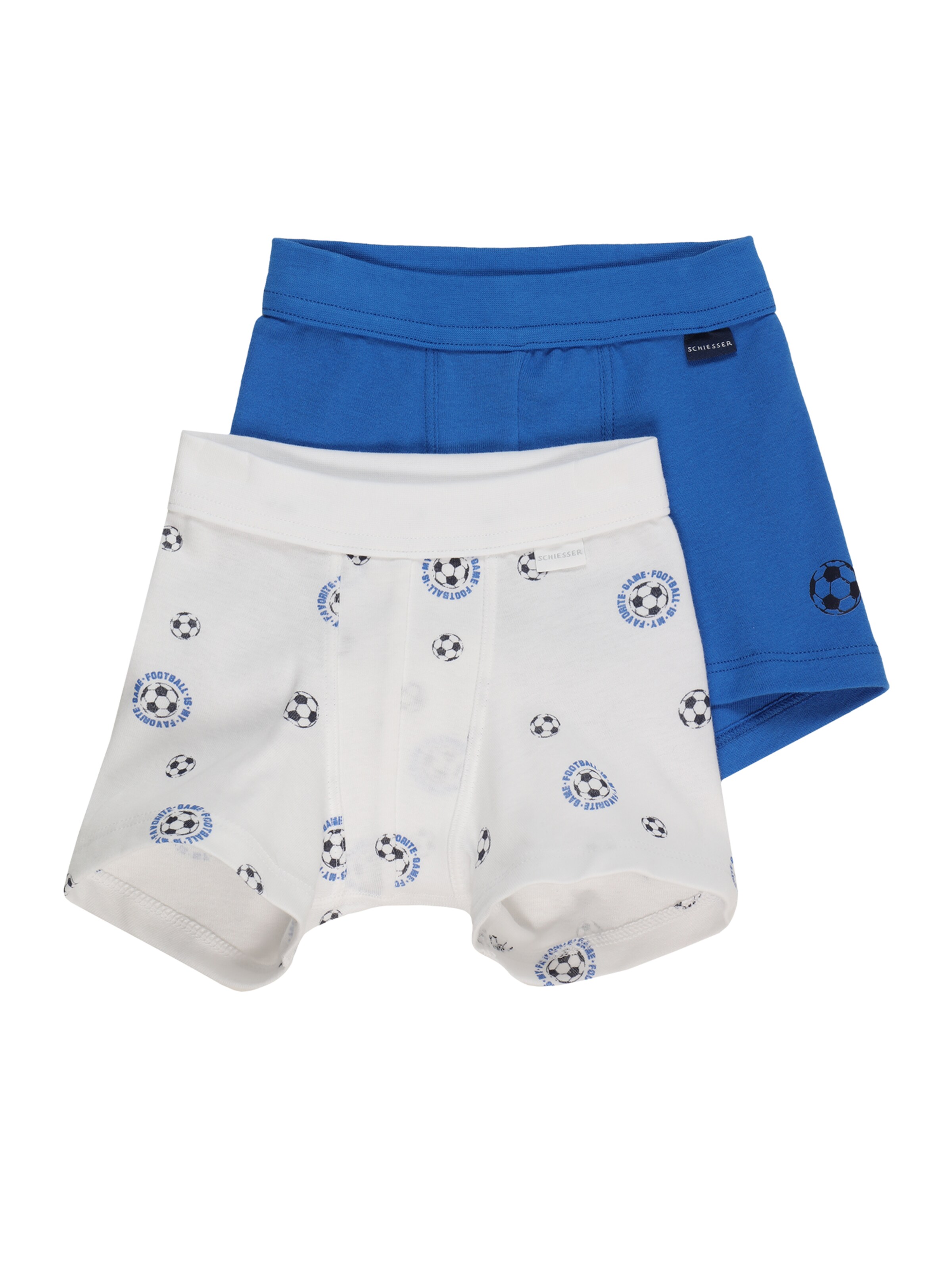 SCHIESSER Onderbroek in Blauw: voorkant