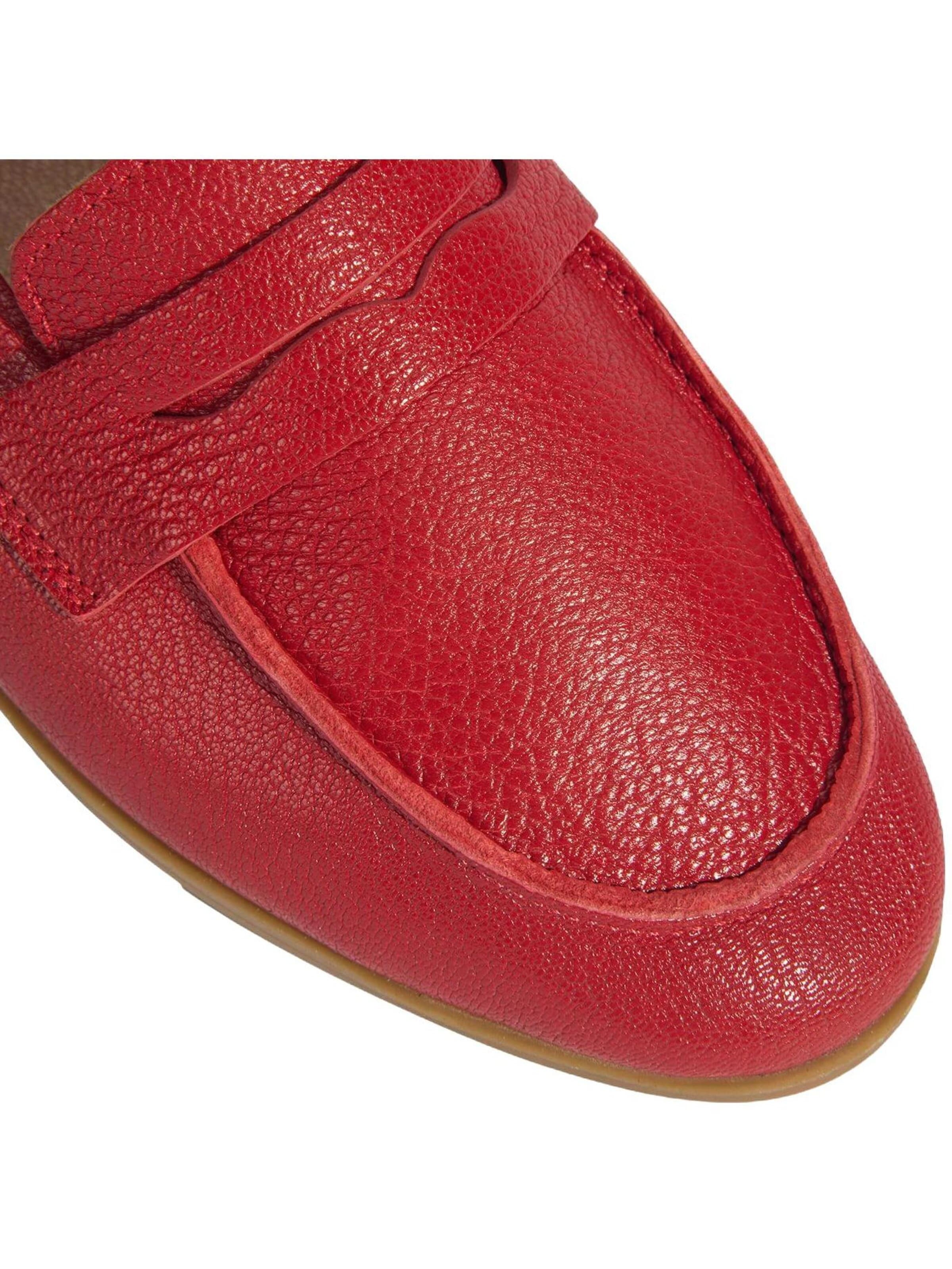 Desa Moccasin 'Slip-Ons' in Red