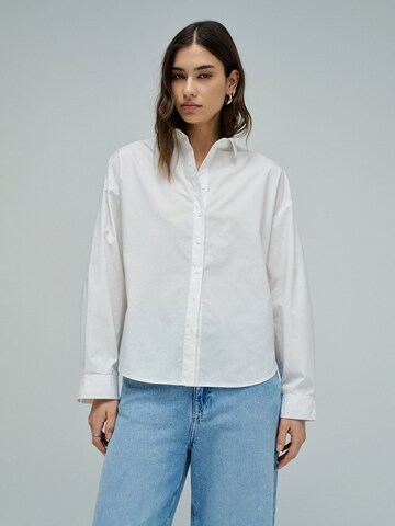 Salsa Jeans Blouse in Wit: voorkant