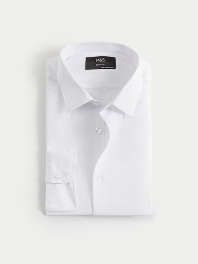 Marks & Spencer Chemise en S en blanc, Vue avec produit