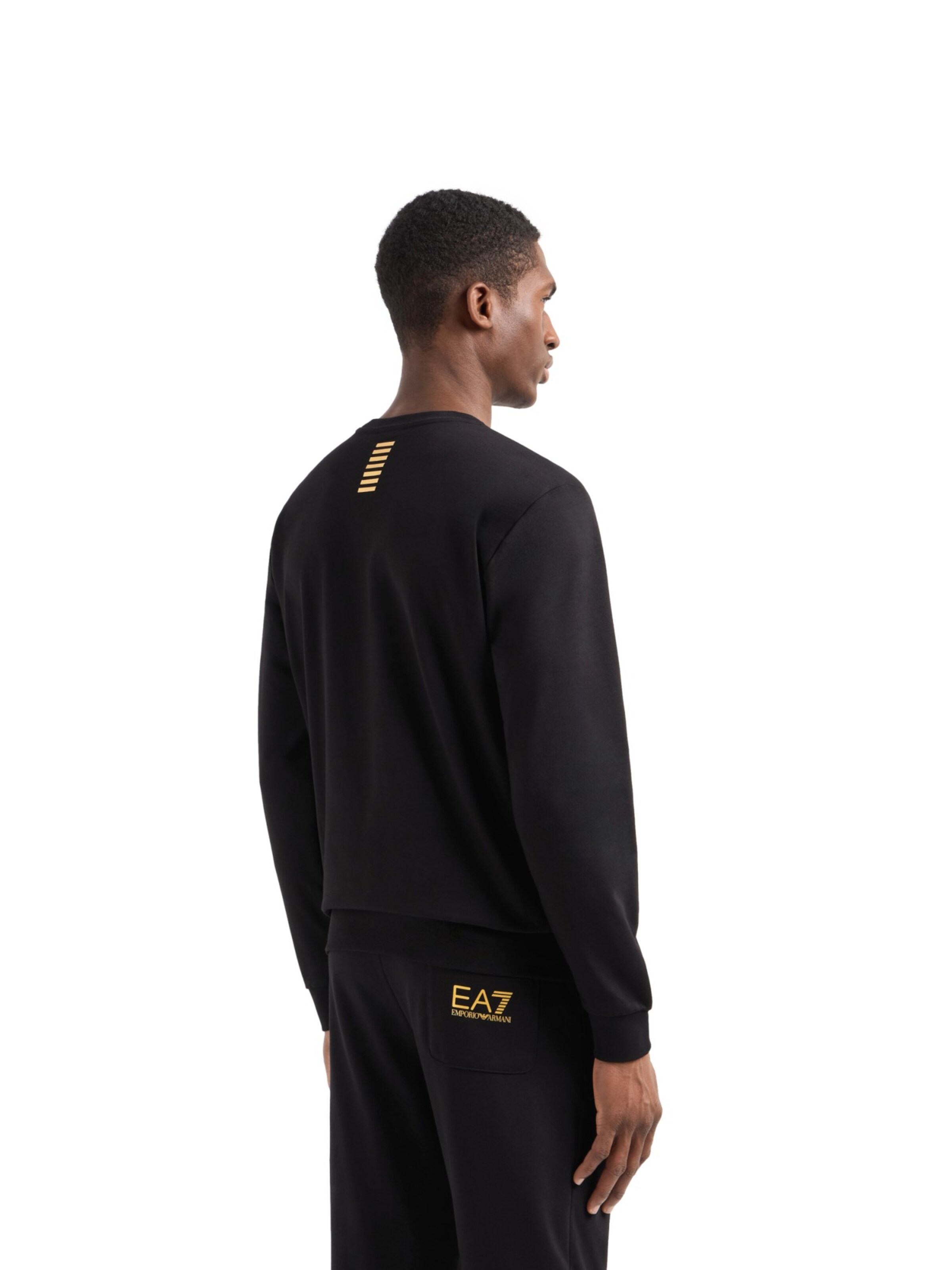EA7 Emporio Armani Sweatshirt in Zwart