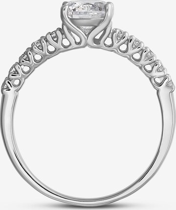 FAVS FAVS. Damen-Damenring Ring aus Sterling Silber 925er Silber 1 Zirkonia ' ' in Silber