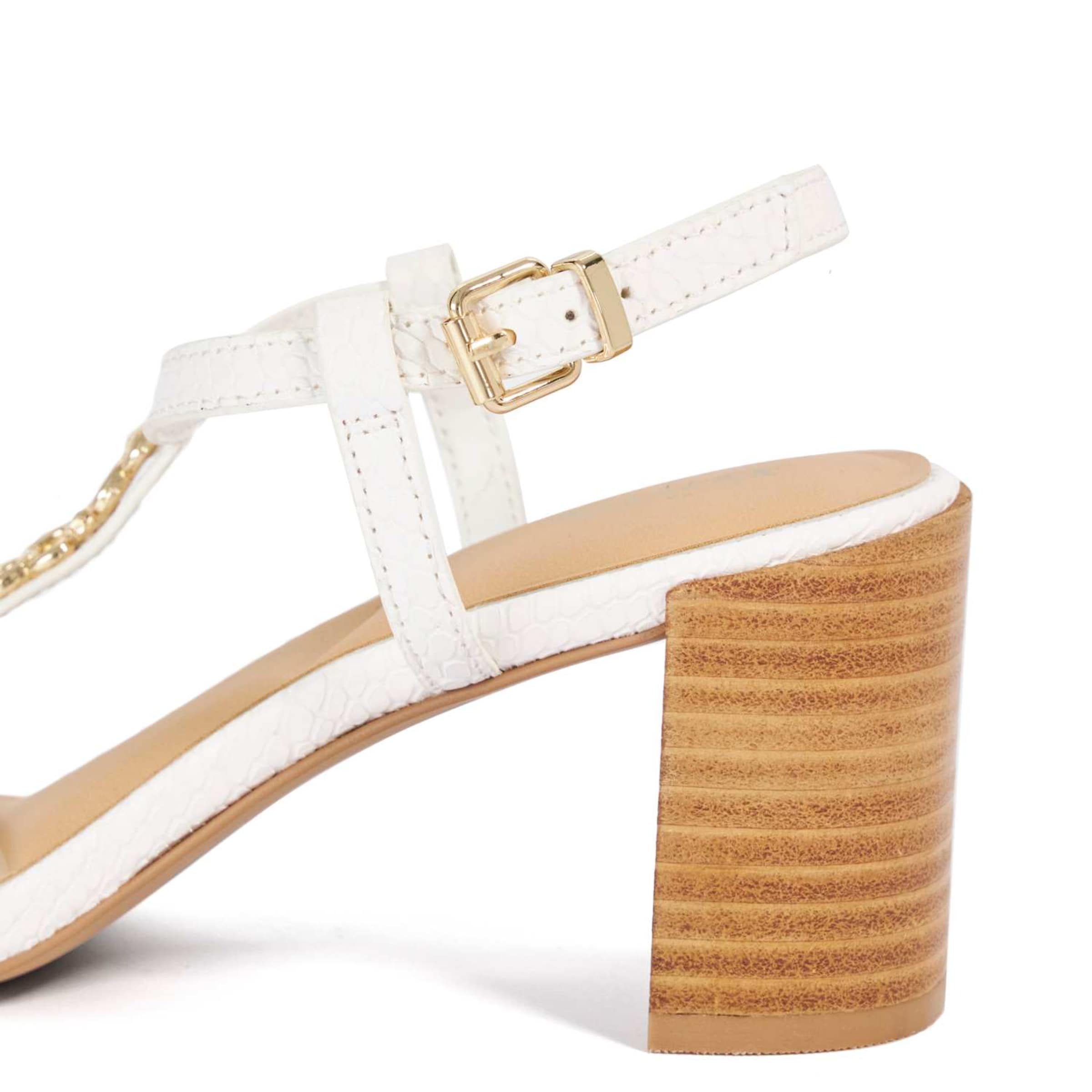 Sandales à lanières 'Josina' Dune LONDON en blanc
