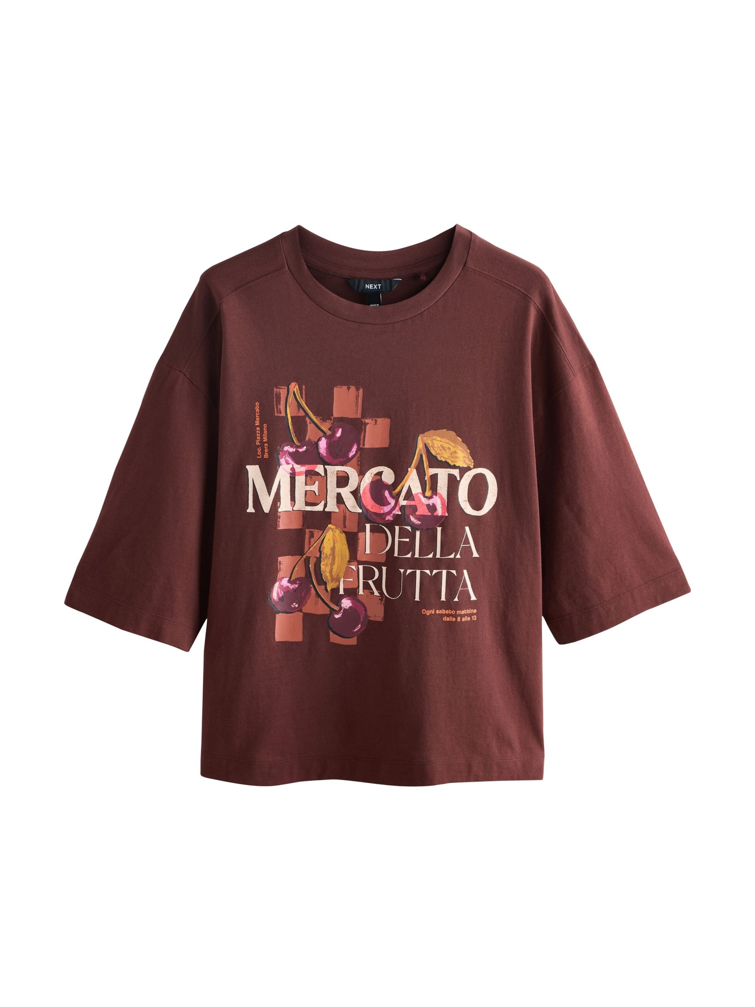 Next Shirt in Brown: front