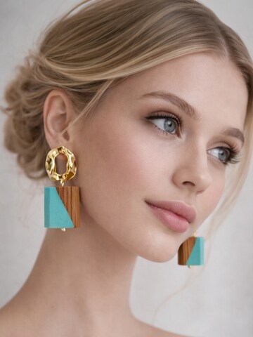 Elena Athanasiadou Ohrringe 'Earrings Tivara'‌‌‌‌‌‌‌ in Blau: Vorderseite