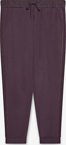 Fiorella Rubino Regular Broek in Lila: voorkant