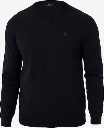 Jimmy Sanders Pullover in Schwarz: predná strana