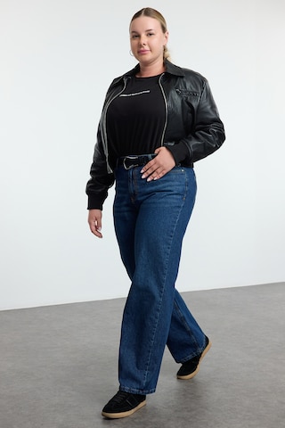 Trendyol Curve Loosefit Džíny – modrá