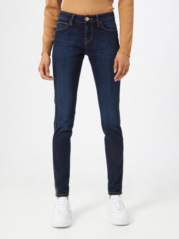 Yellow Blue Denim Skinny Fit Дънки 'Yuliya Grey' в синьо: отпред