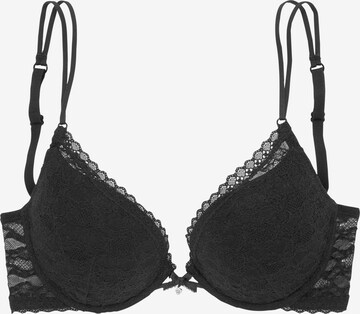 s.Oliver Push-up BH in Schwarz: predná strana