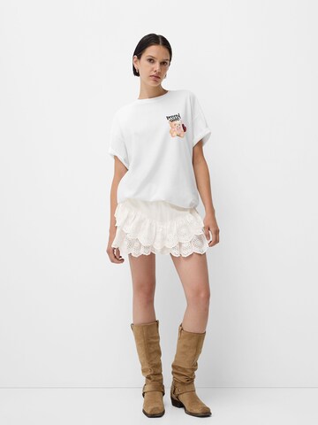 Jupe Bershka en beige