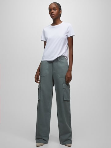 regular Pantaloni cargo di Pull&Bear in verde: frontale