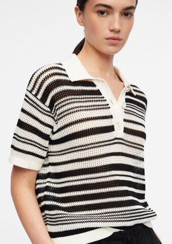 COMMA Pullover in Weiß