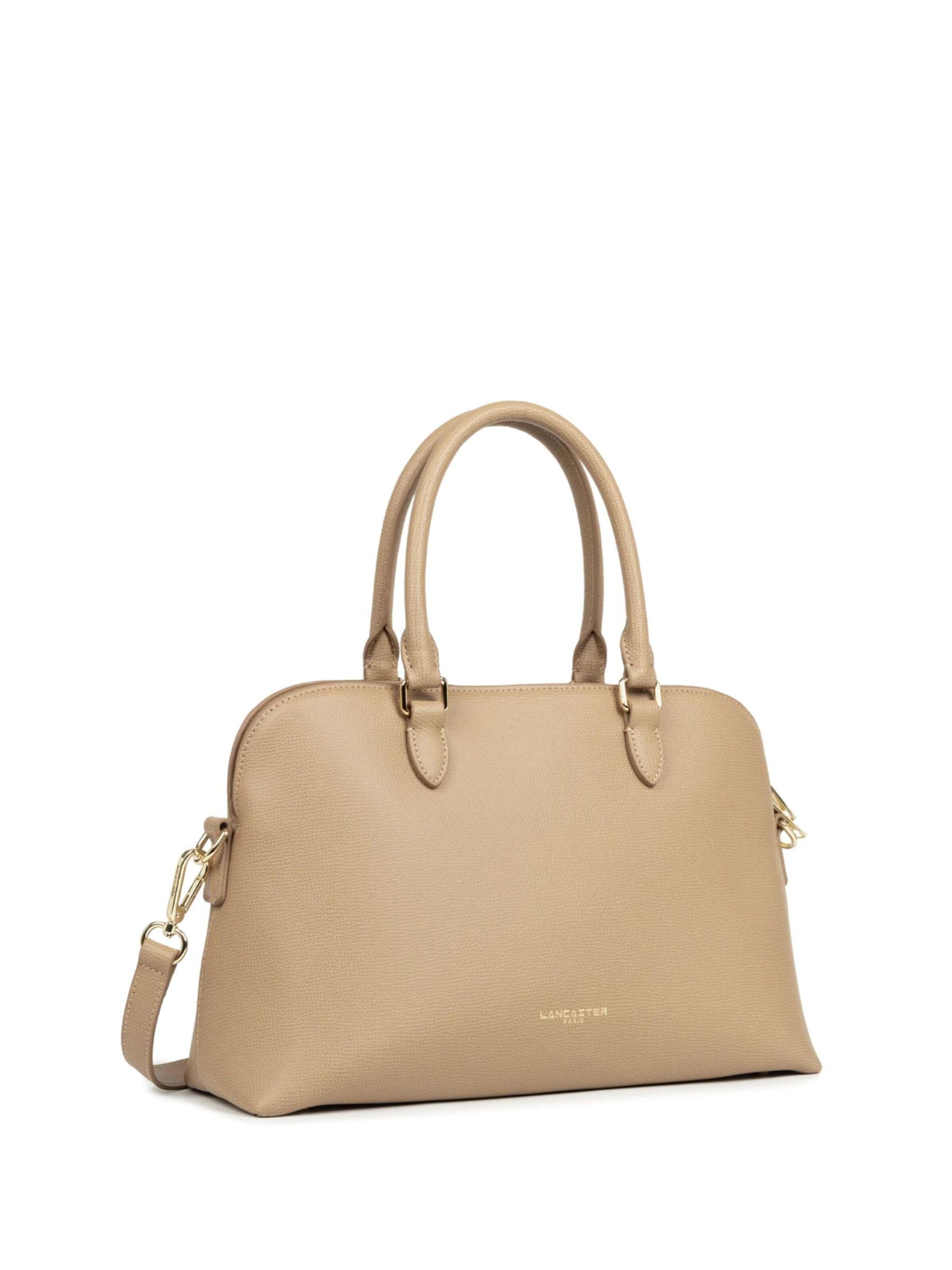 LANCASTER Paris Crossbody Bag in Beige