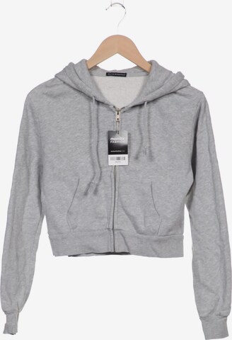 Brandy Melville Sweatshirt & Zip-Up Hoodie in M in Grey: front