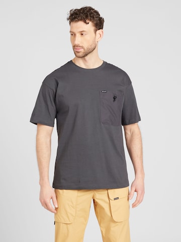 COLUMBIA Funkční tričko – šedá: přední strana
