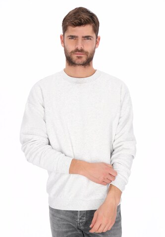DreiMaster Vintage Sweatshirt in White: front