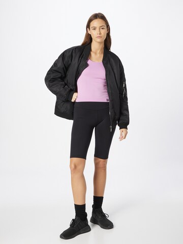 DKNY Performance Top sportowy w kolorze fioletowy