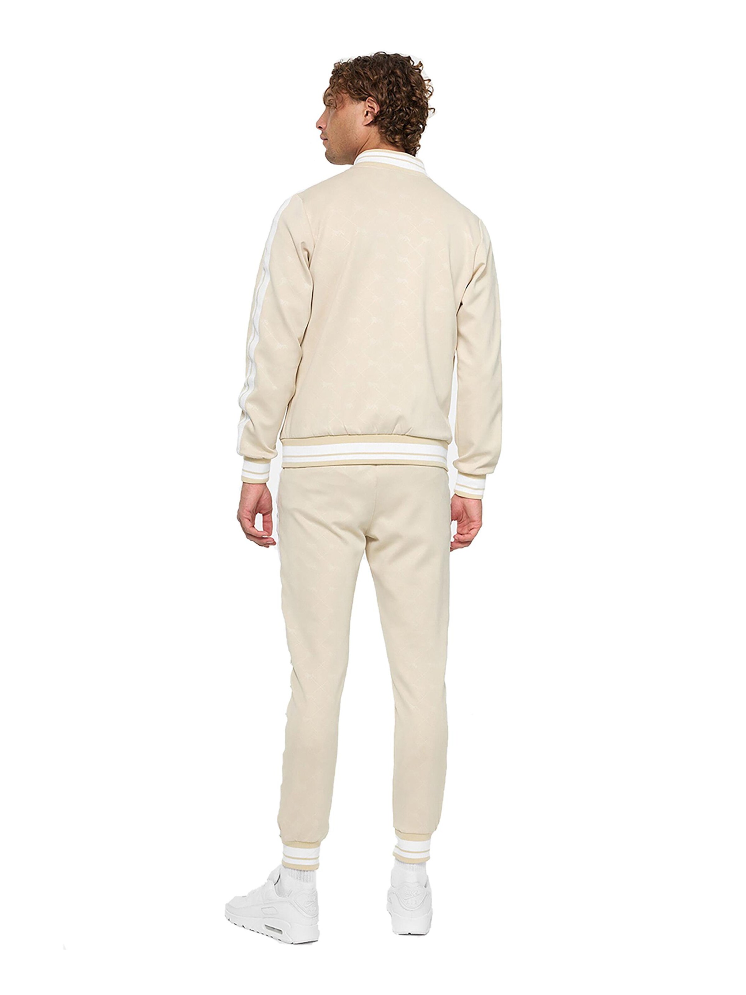 LONSDALE Tracksuit 'Ashwell' in Beige