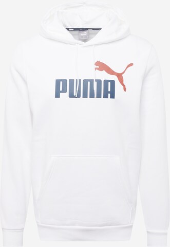 PUMA Athletic Sweatshirt in White: front