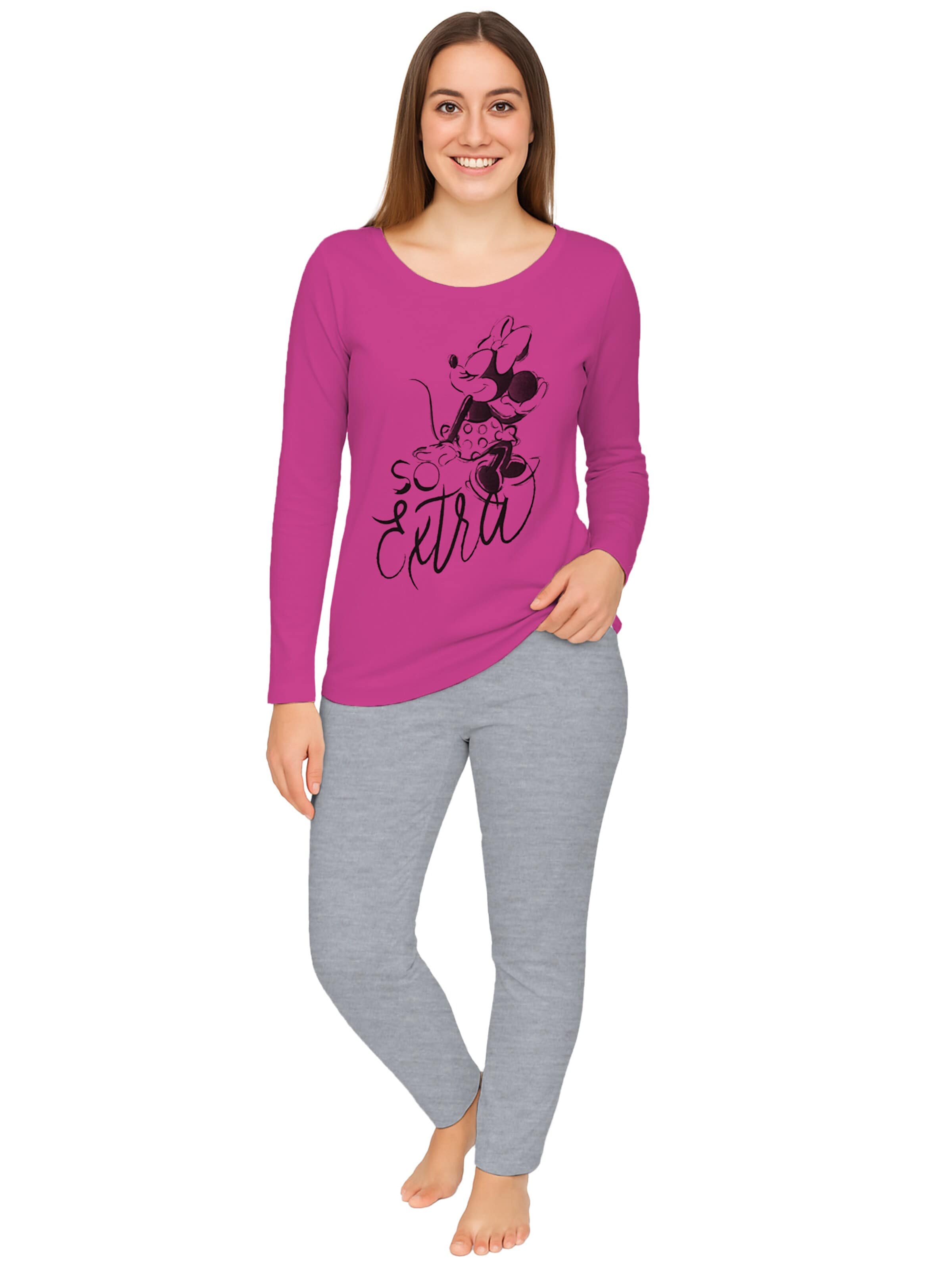 Disney Minnie Mouse Pyjama 'So extra'‌‌‌‌‌‌ in Mischfarben: Vorderseite