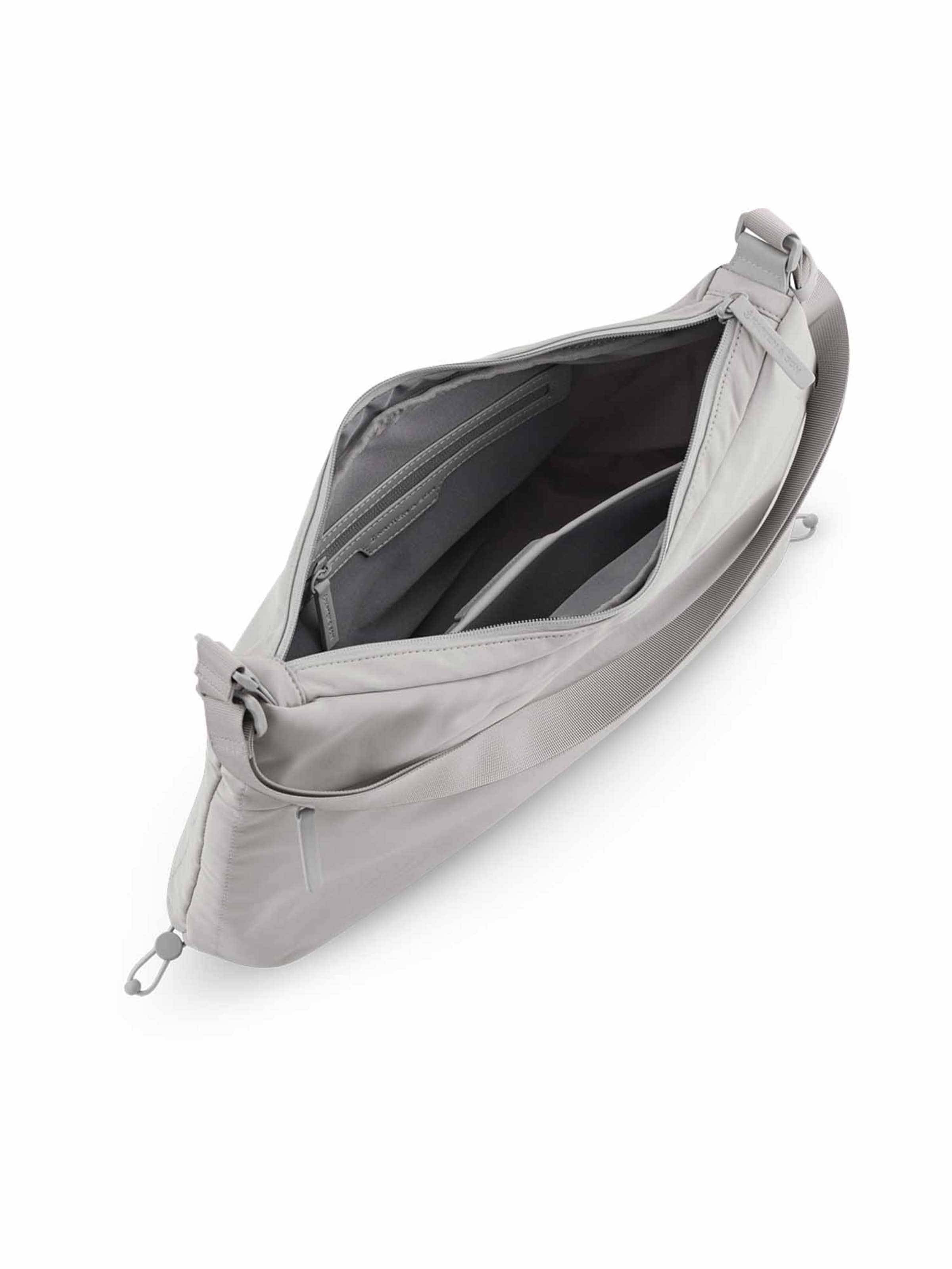 Borsa a spalla 'Skara Large' di Kapten & Son in grigio