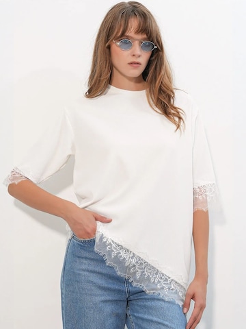 Camicia da donna di Bigdart in bianco: frontale