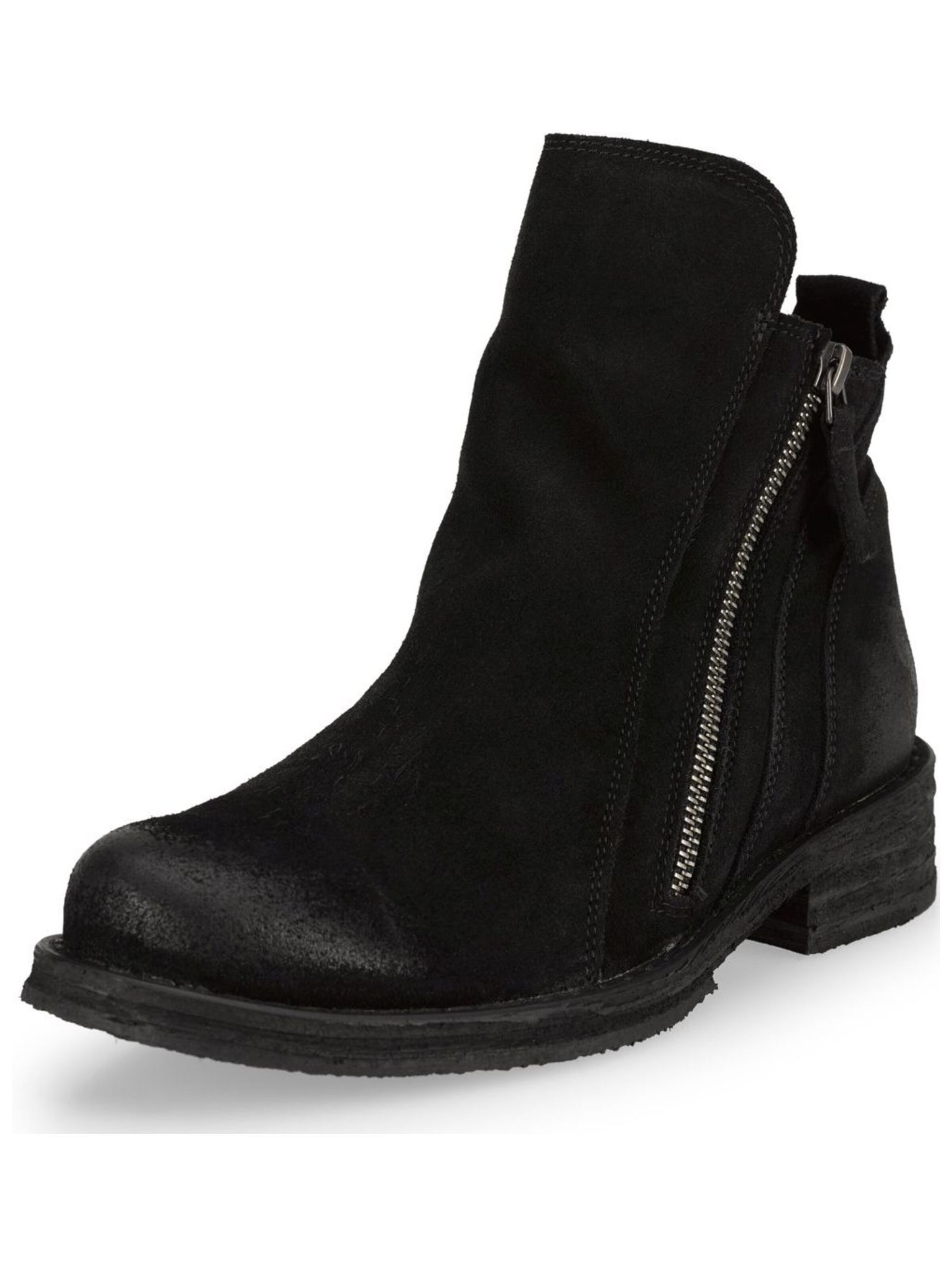 Felmini Wide Fit Ankle Boots 'Cooper W035' in Black: front