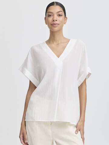b.young Blouse 'BYIbeen' in Wit: voorkant