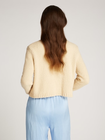 TOMMY HILFIGER Strickjacke in Beige