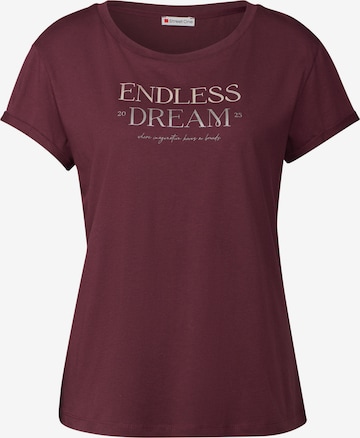 STREET ONE T-Shirt in Rot: Vorderseite