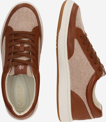 Lauren Ralph Lauren Låg sneaker 'HAILEY 4' i beige