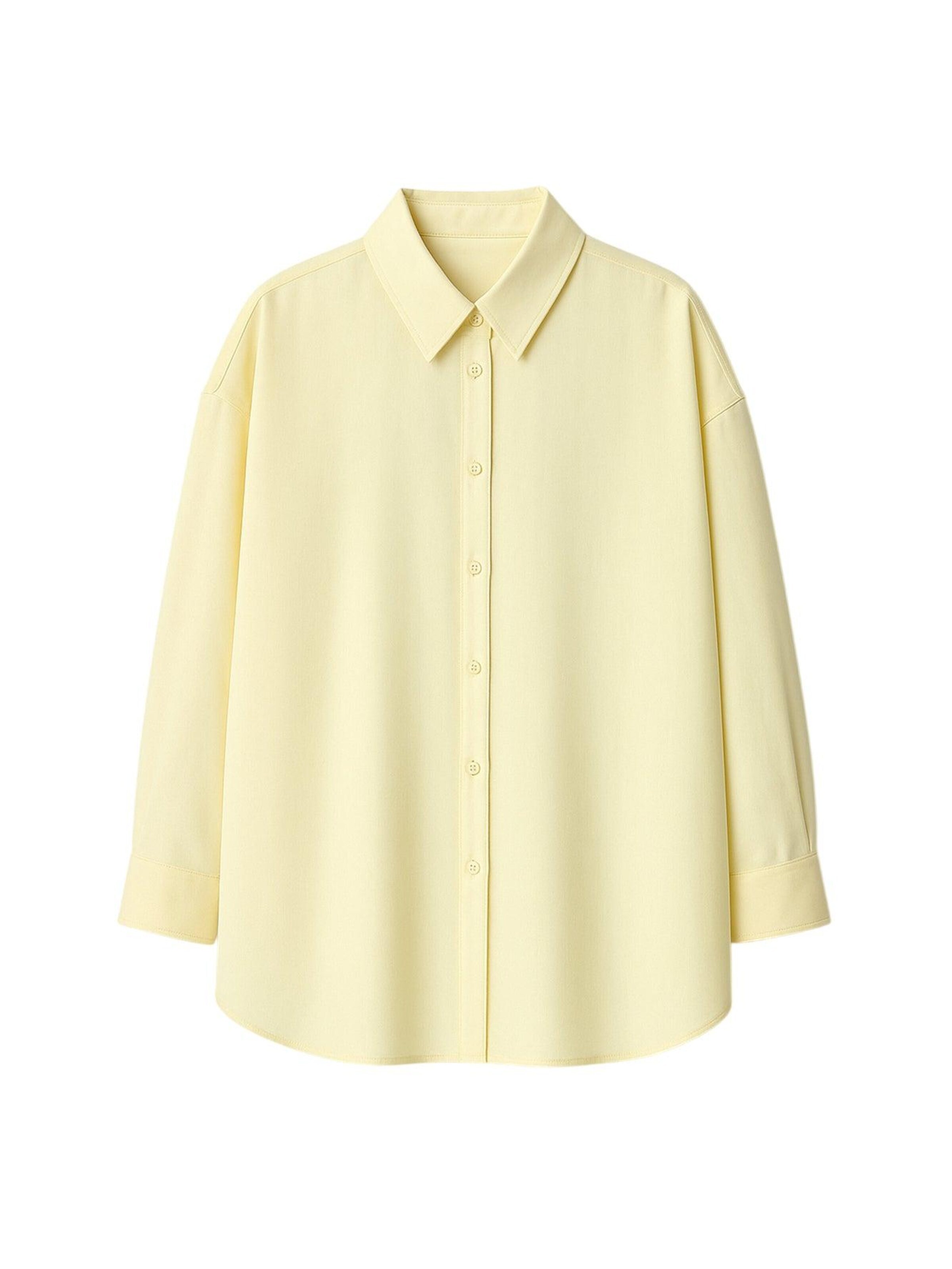 Touché Privé Camiseta 'Oversized Poplin Shirt' en S en amarillo claro, Vista del producto