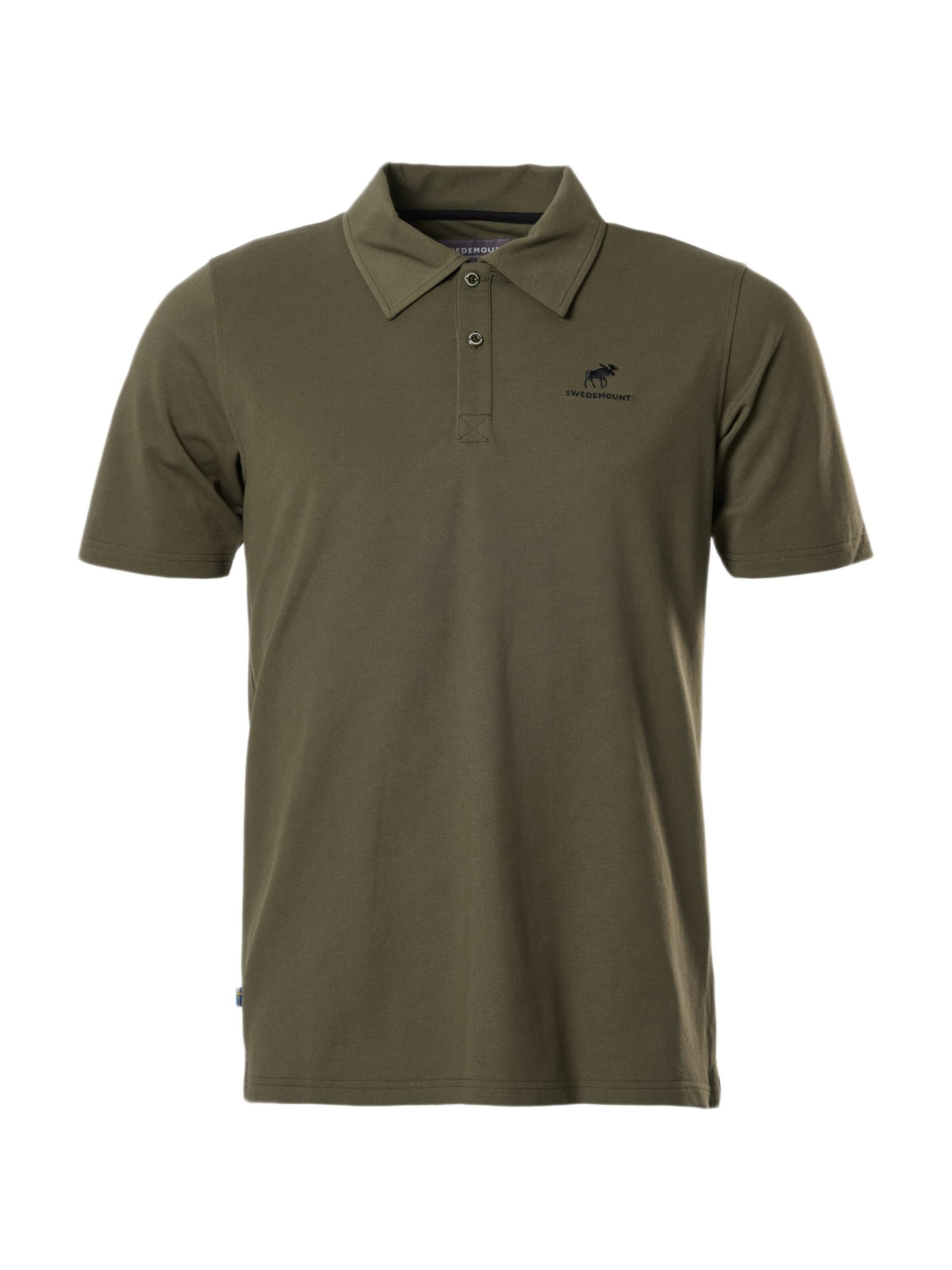 SWEDEMOUNT - Camiseta 'Elk' en verde: frente