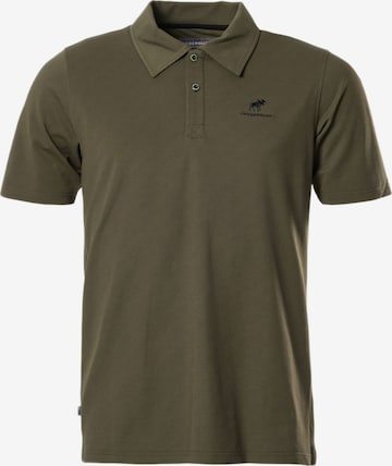SWEDEMOUNT - Camiseta 'Elk' en verde: frente
