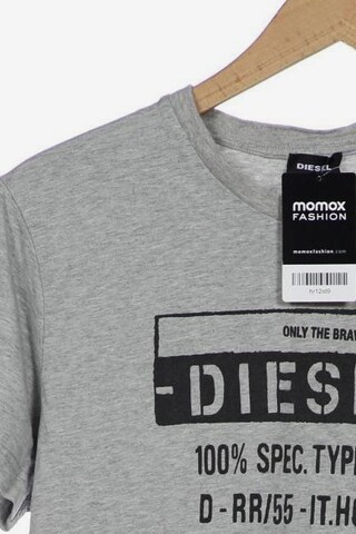 DIESEL T-Shirt L in Grau