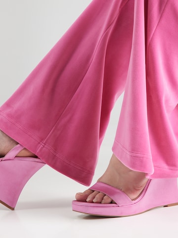 Juicy Couture Flared Trousers 'LAYLA' in Pink
