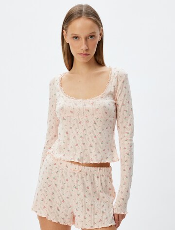 Koton Pajama shirt in Pink: front