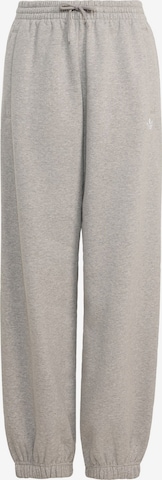 Pantalon 'Trefoil' ADIDAS ORIGINALS en gris : devant