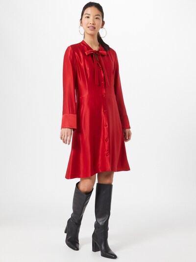 Rochie tip bluză HUGO pe roșu, Vizualizare model