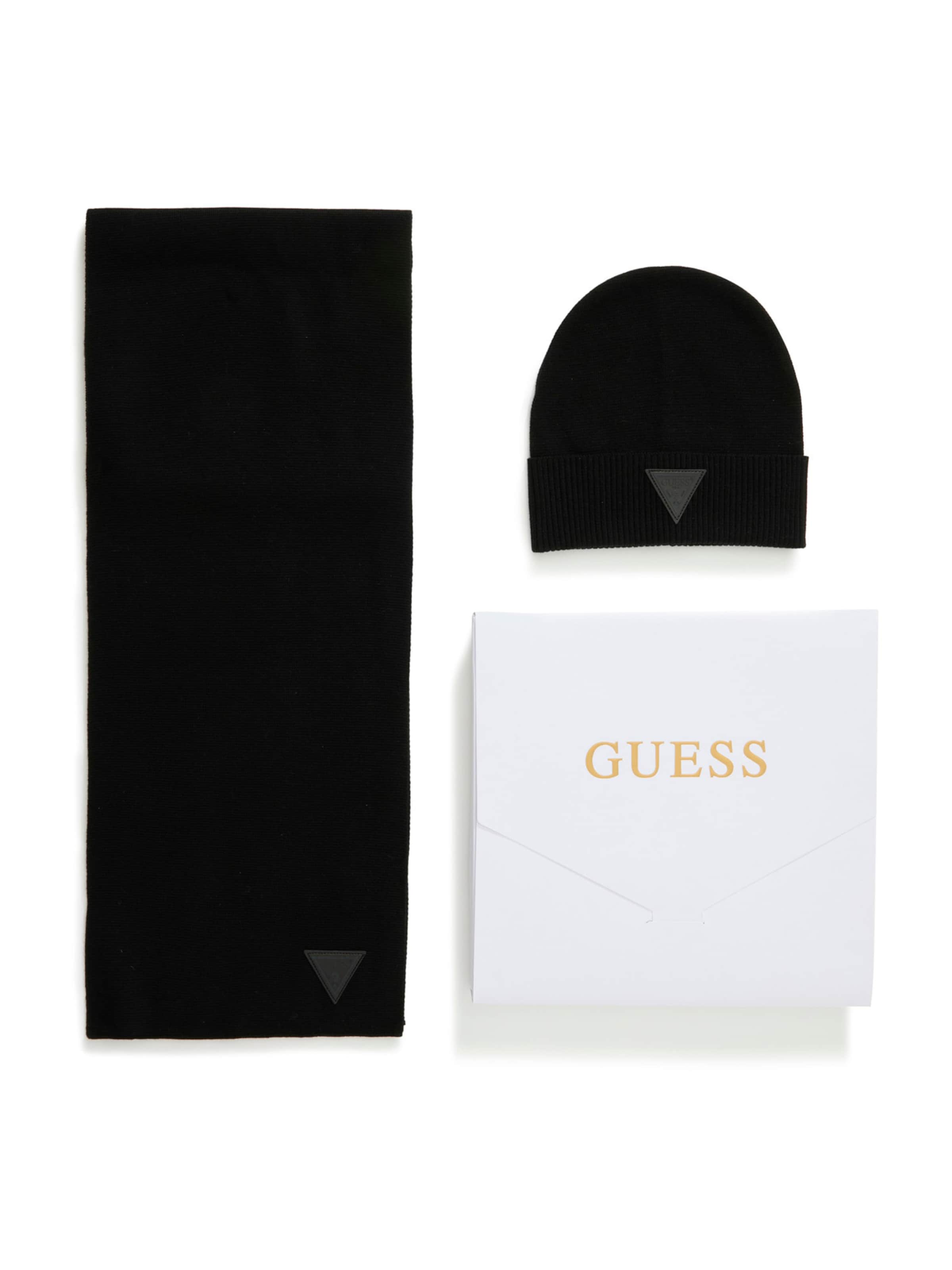 Căciulă de la GUESS pe negru: față