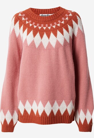 Danefae Pullover 'Hot Stove' in Pink: predná strana