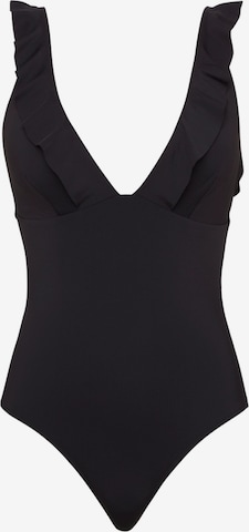 SEA LEVEL Swimsuit 'Frill Essentials' in Black: front