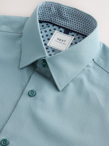 Next Regular fit Button Up Shirt in Green