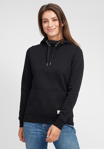 Oxmo Sweatshirt 'Owena' in Zwart: voorkant