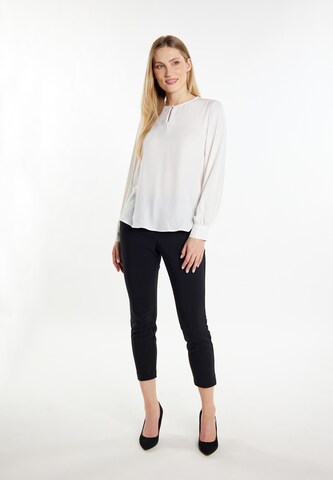 DreiMaster Klassik - Blusa 'Ledkin' em branco