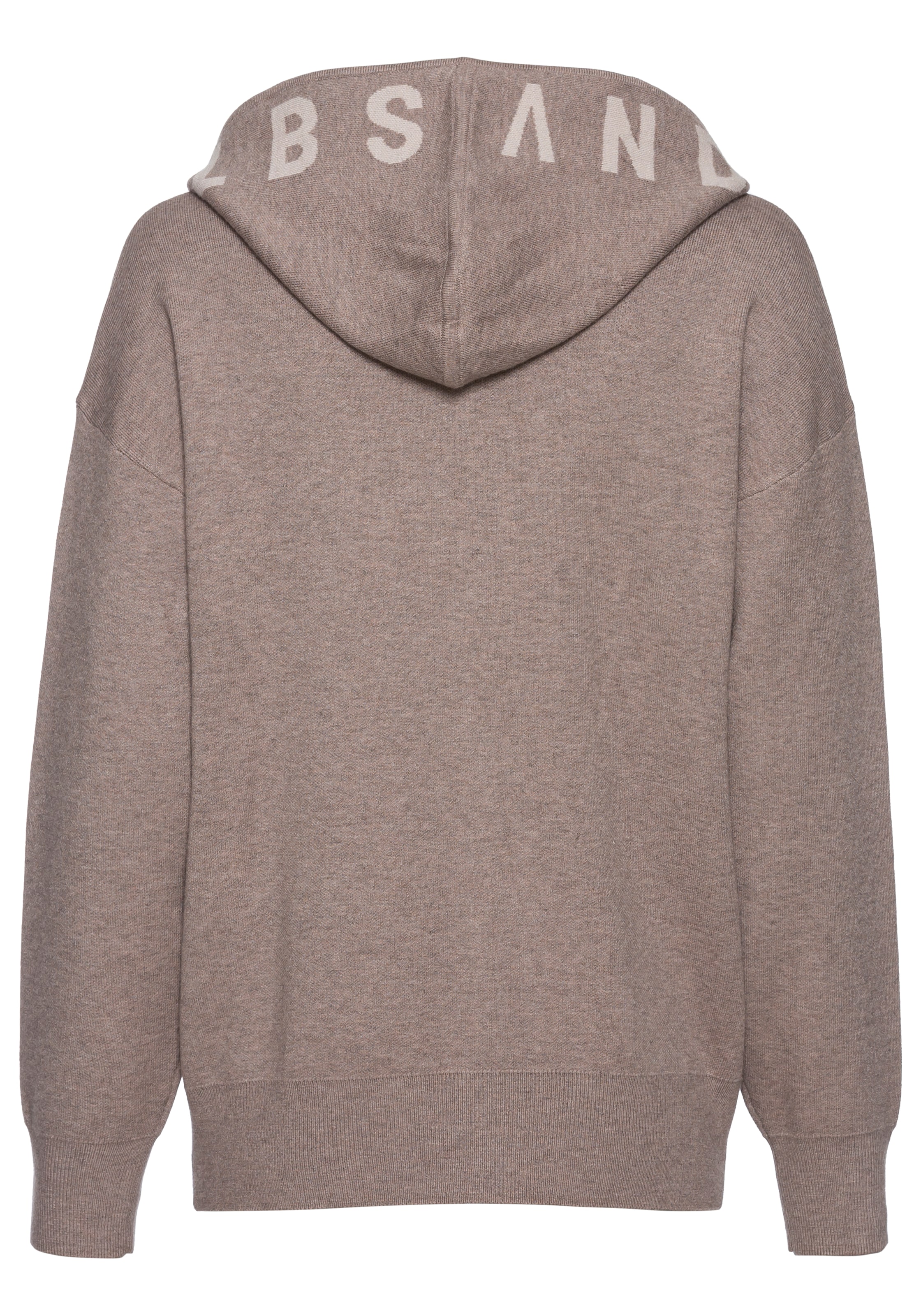 Elbsand - Casaco em moletão em castanho