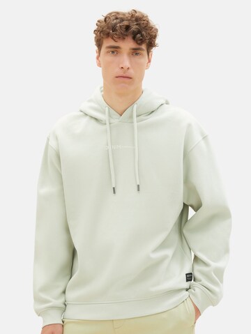 TOM TAILOR DENIM Sweatshirt in Green: front